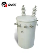 Jednofázový transformátor montovaný na pól 15 KVA